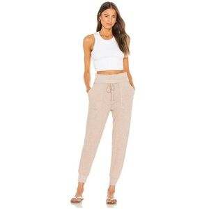 L * Space Venice Beach Coverup Pants Lounge Cream Size S, NWT